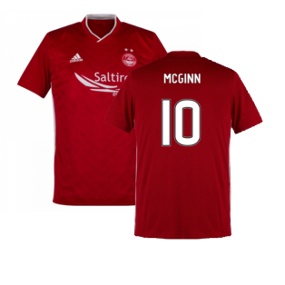 Aberdeen 2019-20 Home Shirt ((Mint) L) (McGinn 10)