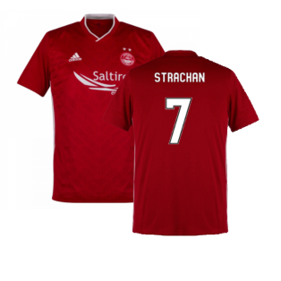 Aberdeen 2019-20 Home Shirt ((Mint) L) (Strachan 7)