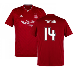 Aberdeen 2019-20 Home Shirt ((Mint) L) (Taylor 14)