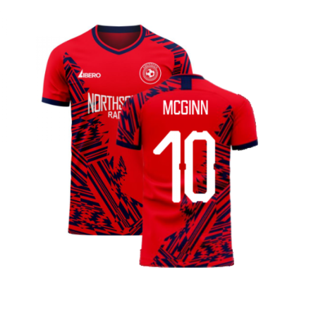 Aberdeen 2022-2023 Home Concept Football Kit (Libero) (McGinn 10) - Womens