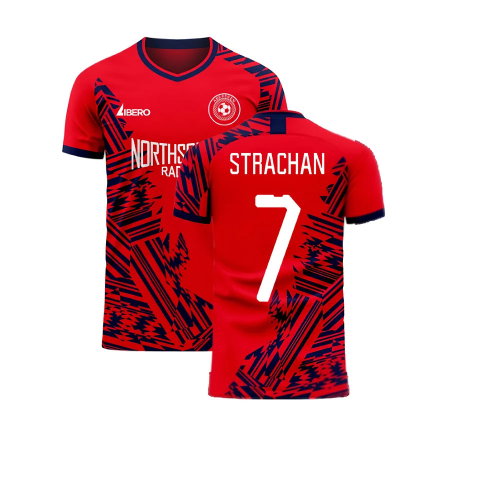 Aberdeen 2025-2026 Home Concept Football Kit (Libero) (STRACHAN 7)