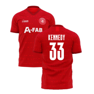 Aberdeen 2023-2024 Home Concept Football Kit (Airo) (KENNEDY 33)
