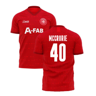 Aberdeen 2022-2023 Home Concept Football Kit (Airo) (McCRORIE 40)