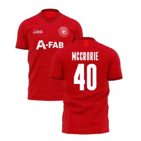 Aberdeen 2023-2024 Home Concept Football Kit (Airo) (McCRORIE 40)
