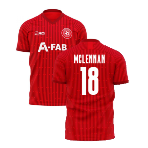 Aberdeen 2023-2024 Home Concept Football Kit (Airo) (McLENNAN 18)