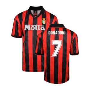 AC Milan 1994 Home Retro Shirt (Donadoni 7)