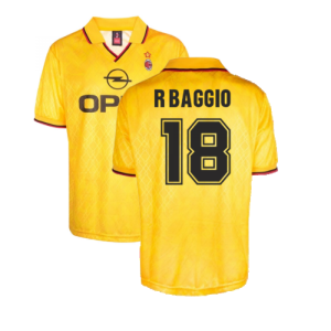 AC Milan 1995-1996 Third Retro Shirt (R Baggio 18)