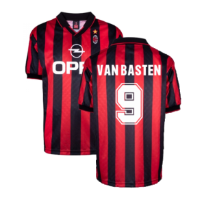AC Milan 1996 Home Retro Shirt (VAN BASTEN 9)