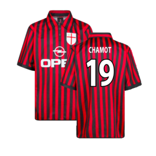 AC Milan 2000 Centenary Retro Football Shirt (Chamot 19)