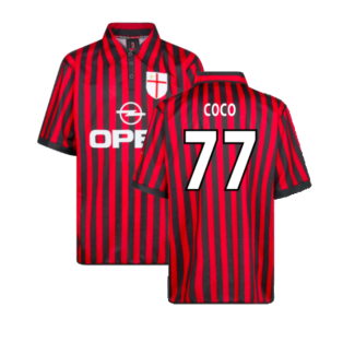 AC Milan 2000 Centenary Retro Football Shirt (Coco 77)