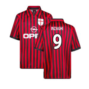 AC Milan 2000 Centenary Retro Football Shirt (Inzaghi 9)