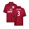 AC Milan 2000 Centenary Retro Football Shirt (Kaladze 3)