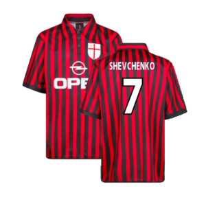 AC Milan 2000 Centenary Retro Football Shirt (Shevchenko 7)