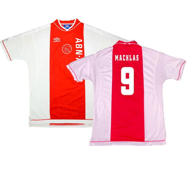 Ajax 1999-00 Home Shirt ((Excellent) M) (Machlas 9)