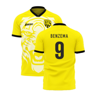 Al-Ittihad 2023-2024 Third Concept Football Kit (Libero) (Benzema 9)