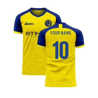 Al-Nassr 2023-2024 Home Concept Football Kit (Libero) - Kids (Long Sleeve) (Your Name)