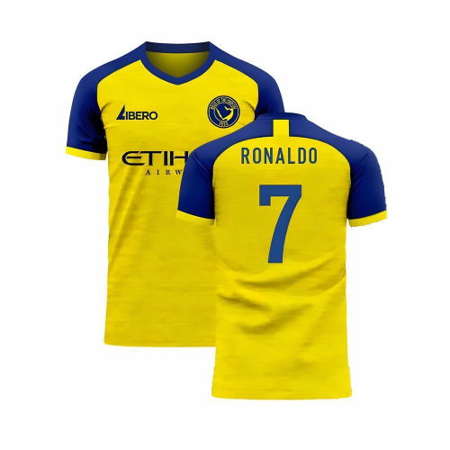 Al-Nassr 2025-2026 Home Concept Football Kit (Libero) - Kids (Ronaldo 7)