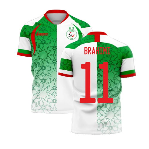 Algeria 2025-2026 Home Concept Football Kit (Libero) (BRAHIMI 11)