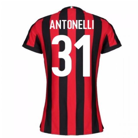 2017-2018 AC Milan Womens Home Shirt (Antonelli 31)