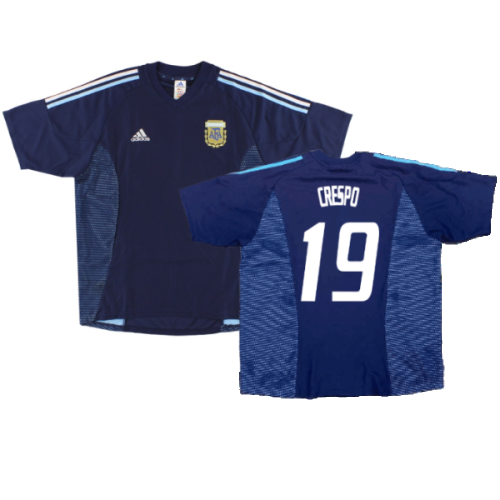 Argentina 2002-04 Away Shirt ((Excellent) XL) (Crespo 19)