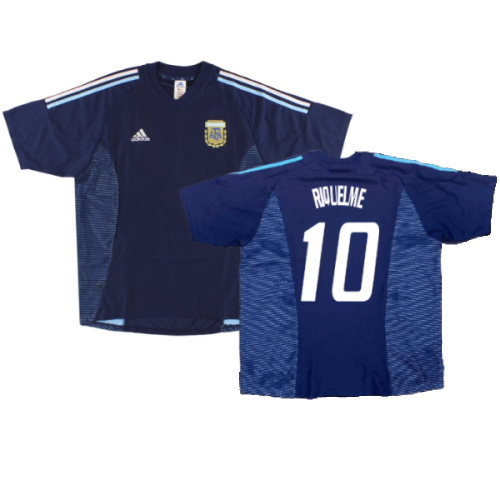 Argentina 2002-04 Away Shirt ((Excellent) XL) (RIQUELME 10)