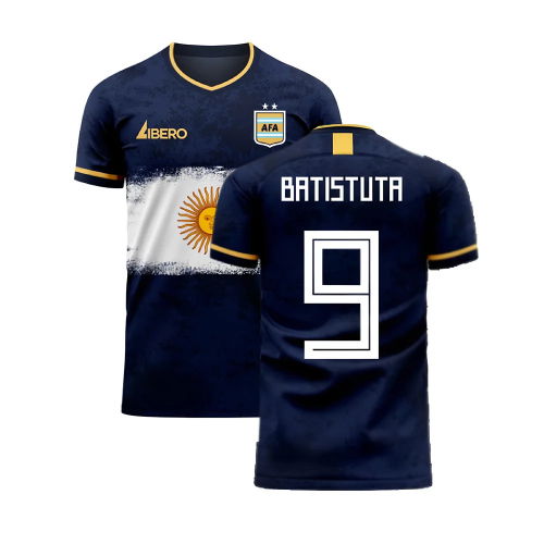 Argentina 2025-2026 Away Concept Football Kit (Libero) (BATISTUTA 9)