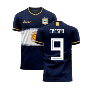 Argentina 2023-2024 Away Concept Football Kit (Libero) (CRESPO 9)