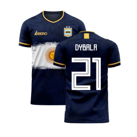 Argentina 2023-2024 Away Concept Football Kit (Libero) (DYBALA 21)