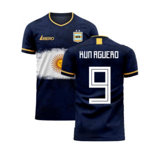 Argentina 2024-2025 Away Concept Football Kit (Libero) (KUN AGUERO 9)