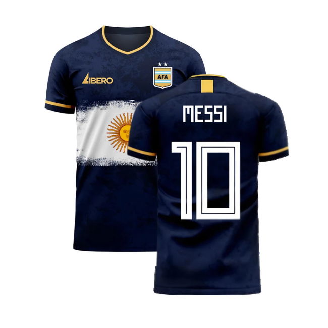 Argentina 2025-2026 Away Concept Football Kit (Libero) (MESSI 10)