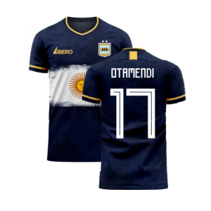 Argentina 2023-2024 Away Concept Football Kit (Libero) (OTAMENDI 17)