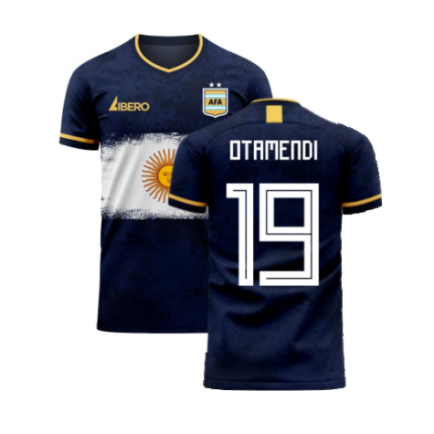 Argentina 2023-2024 Away Concept Football Kit (Libero) (OTAMENDI 19)