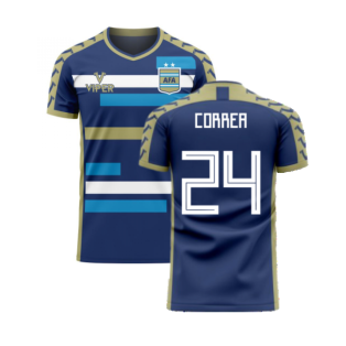 Argentina 2022-2023 Away Concept Football Kit (Viper) (CORREA 24)