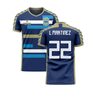 Argentina 2023-2024 Away Concept Football Kit (Viper) (L MARTINEZ 22)