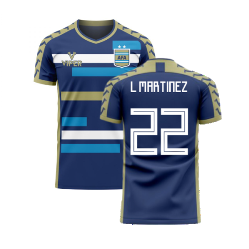 Argentina 2025-2026 Away Concept Football Kit (Viper) (L MARTINEZ 22)