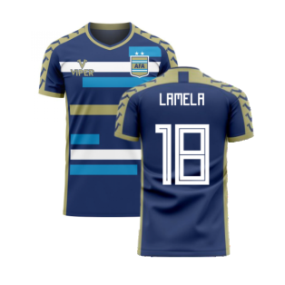Argentina 2022-2023 Away Concept Football Kit (Viper) (LAMELA 18)
