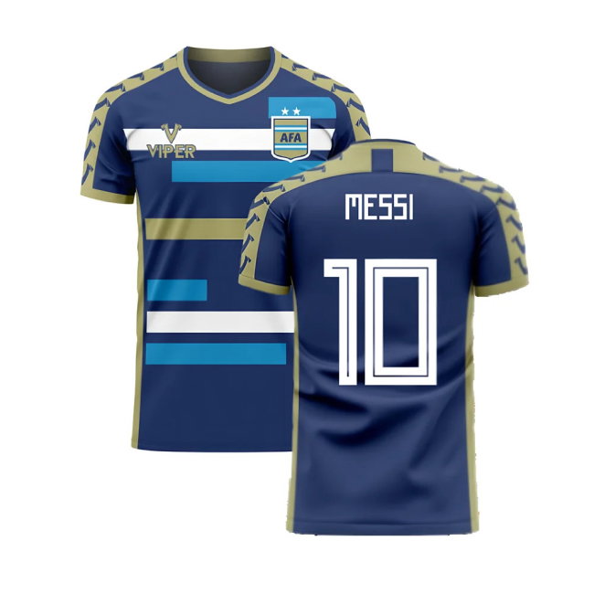 Argentina 2025-2026 Away Concept Football Kit (Viper) (MESSI 10)
