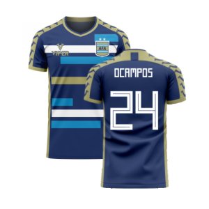 Argentina 2023-2024 Away Concept Football Kit (Viper) (OCAMPOS 24)