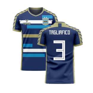 Argentina 2023-2024 Away Concept Football Kit (Viper) (TAGLIAFICO 3)