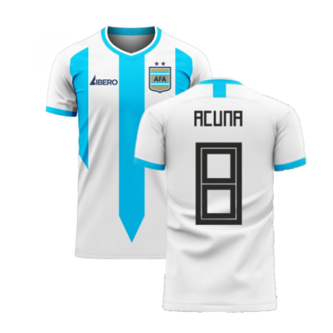 Argentina 2023-2024 Home Concept Football Kit (Libero) (ACUNA 8)