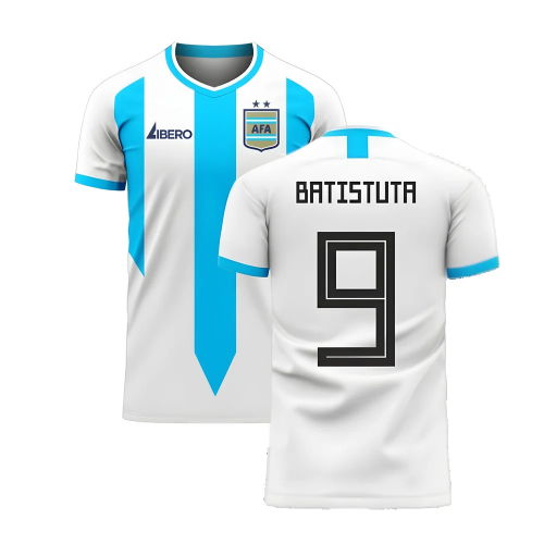Argentina 2025-2026 Home Concept Football Kit (Libero) (BATISTUTA 9)