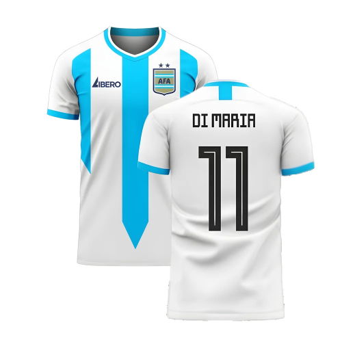 Argentina 2025-2026 Home Concept Football Kit (Libero) (DI MARIA 11)  Argentina 2025-2026 Home Concept Football Kit (Libero) (DI MARIA 11)