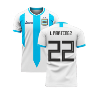 Argentina 2022-2023 Home Concept Football Kit (Libero) (L MARTINEZ 22)