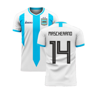 Argentina 2023-2024 Home Concept Football Kit (Libero) (MASCHERANO 14)