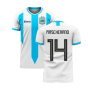 Argentina 2023-2024 Home Concept Football Kit (Libero) (MASCHERANO 14)