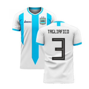 Argentina 2023-2024 Home Concept Football Kit (Libero) (TAGLIAFICO 3)