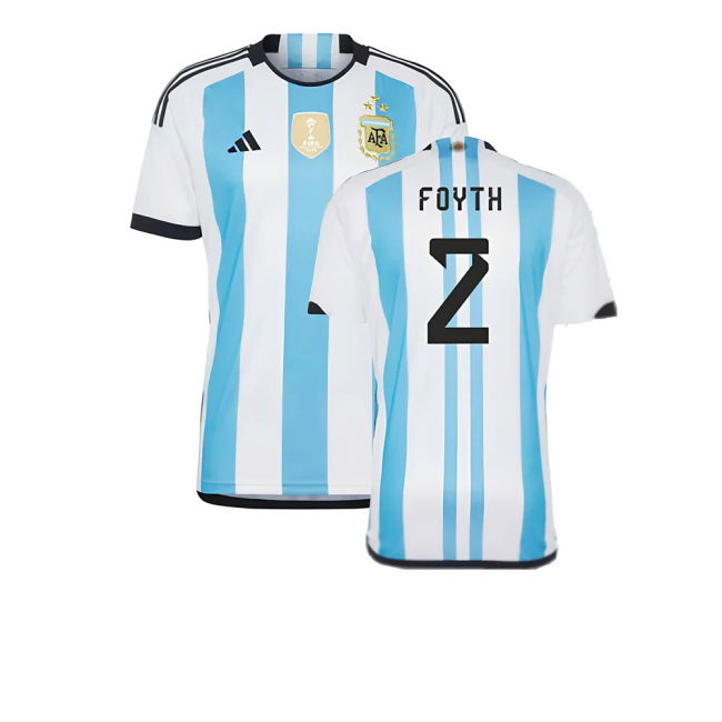 Argentina 2022 World Cup Winners Home Shirt (FOYTH 2)