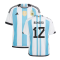 Argentina 2022 World Cup Winners Home Shirt - Kids (ROMERO 12)