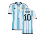 Argentina 2022 World Cup Winners Home Shirt (MESSI 10)
