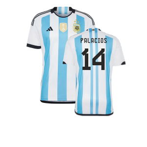 Argentina 2022 World Cup Winners Home Shirt (PALACIOS 14)